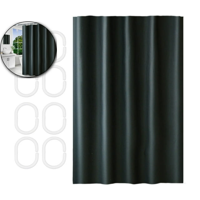 Dvruxg Thickened Shower Curtain, Waterproof Bathroom Liner, Hook-Up Partition for Quick Bathroom Setup & Versatile Home Partitioning