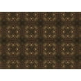 thumbnail image 1 of Ahgly Company Machine Washable Indoor Rectangle Transitional Red Brown Area Rugs, 5' x 7', 1 of 7