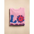 thumbnail image 3 of 4Th Of July Flower Art Sweatshirt Women -Image by Shutterstock, Female 3X-Large, 3 of 4