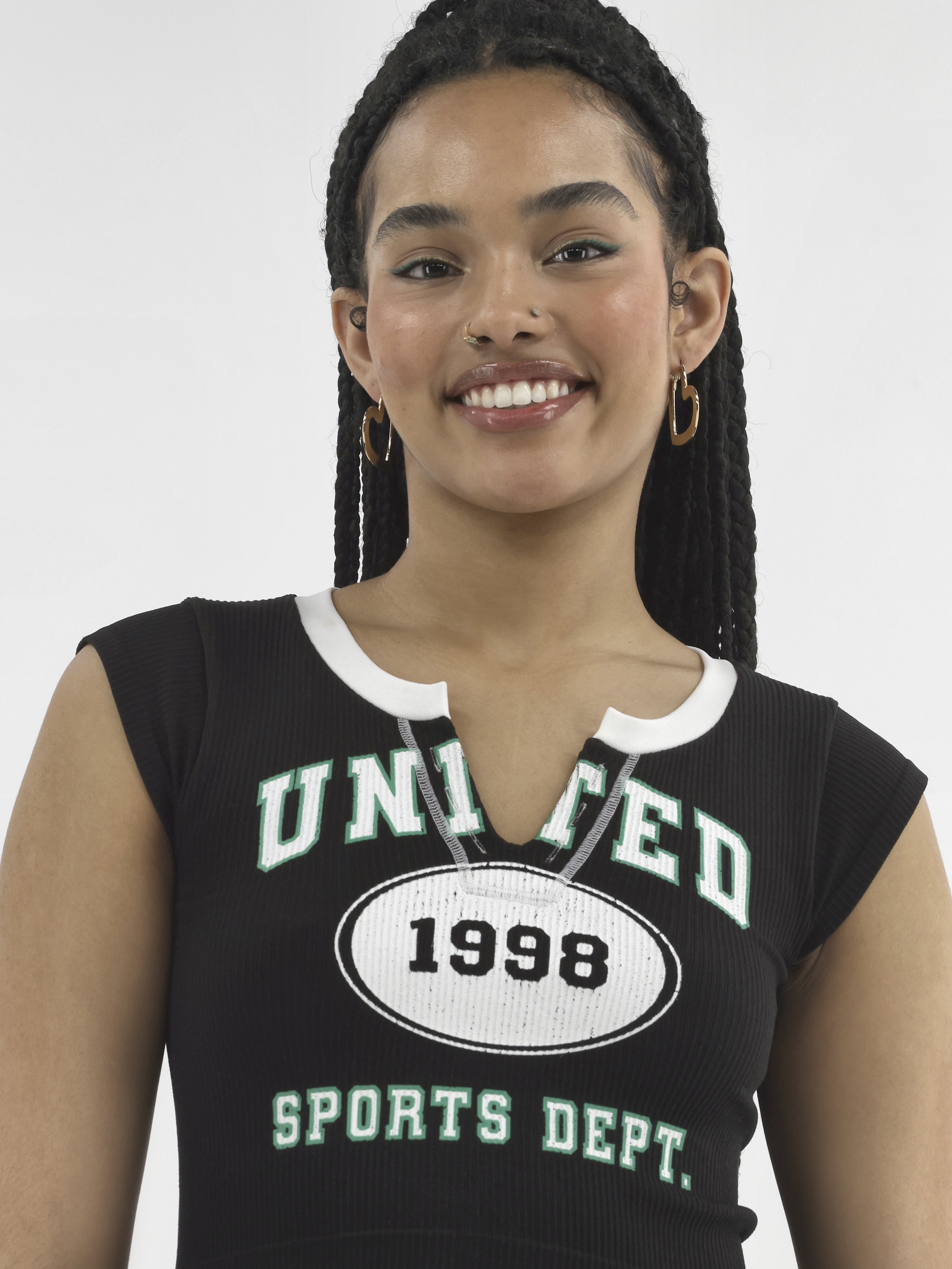 No Boundaries Seamless Crop Top and High-Rise Biker Shorts Graphic Set, 2-Piece, Women's