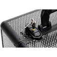 thumbnail image 6 of Ver Beauty Professional 4-Tier Aluminum Makeup Train Case, Portable Lockable Organizer, Black Crystal, 6 of 7