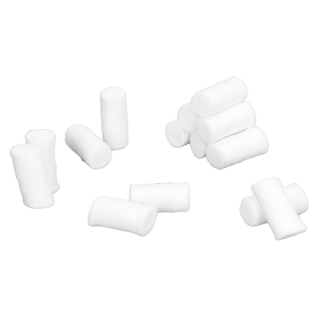 Rollos de gasa dental, 5 paquetes de accesorios para kit de hemorragia nasal de algodón, tapón para hemorragia nasal, características mejoradas