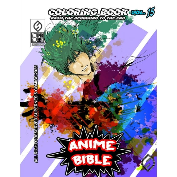 Anime Bible From The Beginning To The End Vol. 15: Coloring book, (Paperback)