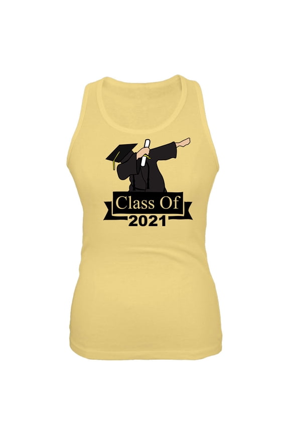 Dabbing Graduate Class of 2021 Juniors Tank Top
