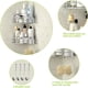 thumbnail image 2 of Shower shelf without drilling, shower shelf 2-pack with 4 hooks, 2 of 5