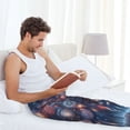 thumbnail image 5 of Sikiie Fireworks1 Pajama Pants Men, PJ Bottoms, Sleep & Lounge Pants-Medium, 5 of 6