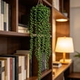 thumbnail image 4 of Clearance Artificial Hanging Vine Plant with Pot, Potted Trailing Greenery for Home Wall Room Indoor Decoration(B), 4 of 4