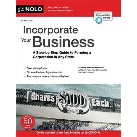 Incorporate Your Business: A Step-By-Step Guide to Forming a Corporation in Any State (Paperback)