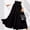 Black, variant on JNGSA Women's High Waist Formal Skirt Elegant Front Lace-Up Pleated Skirt Buisness Casual Flowy Long Skirt Black