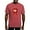 Crimson Red, variant on - A Product Of Ohio T Shirt - Mens Comfort Colors Shirt