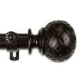 thumbnail image 2 of Plaid 1" Curtain Rod 120-170 inch - Bronze, 2 of 2
