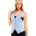 thumbnail image 5 of Made by Olivia Women's Dressy Casual Versatile Racerback Vest Tuxedo Suit Waistcoat, 5 of 6