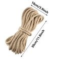 thumbnail image 4 of 10Mm Diameter Natural Hemp Rope, 10 Meters Long, Sturdy And Flexible For Durable Use, Tug Of War Rope For Outdoor Team , Family Gatherings, Backyard Challenges, And Friendly, 4 of 7