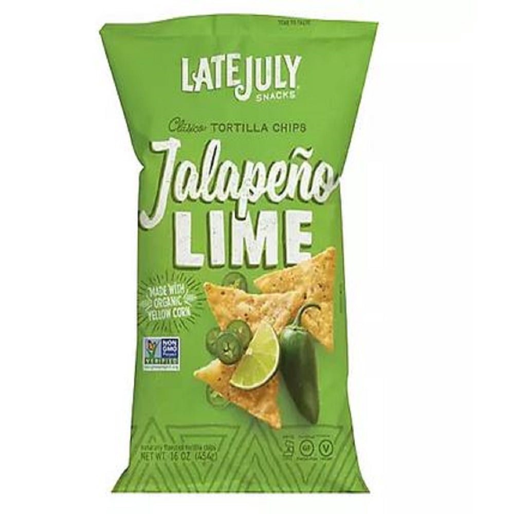 Late July Jalapeno Lime Tortilla chips 16 oz.