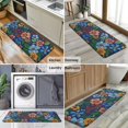 thumbnail image 6 of Pioneer Flower Floral Print Pattern Kitchen Rug Mat,Kitchen Runner Rugs Non Skid Washable,Decorative Kitchen Floor Mats for Kitchen,Sink,Laundry,17"x47.2", 6 of 7