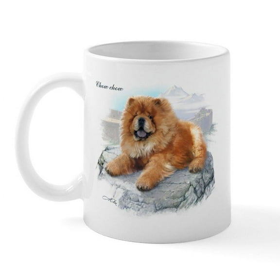 CafePress - Chow Chow Mug - 11 oz Ceramic Mug - Novelty Coffee Tea Cup
