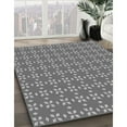 thumbnail image 3 of Ahgly Company Machine Washable Indoor Round Transitional Ash Gray Area Rugs, 3' Round, 3 of 7