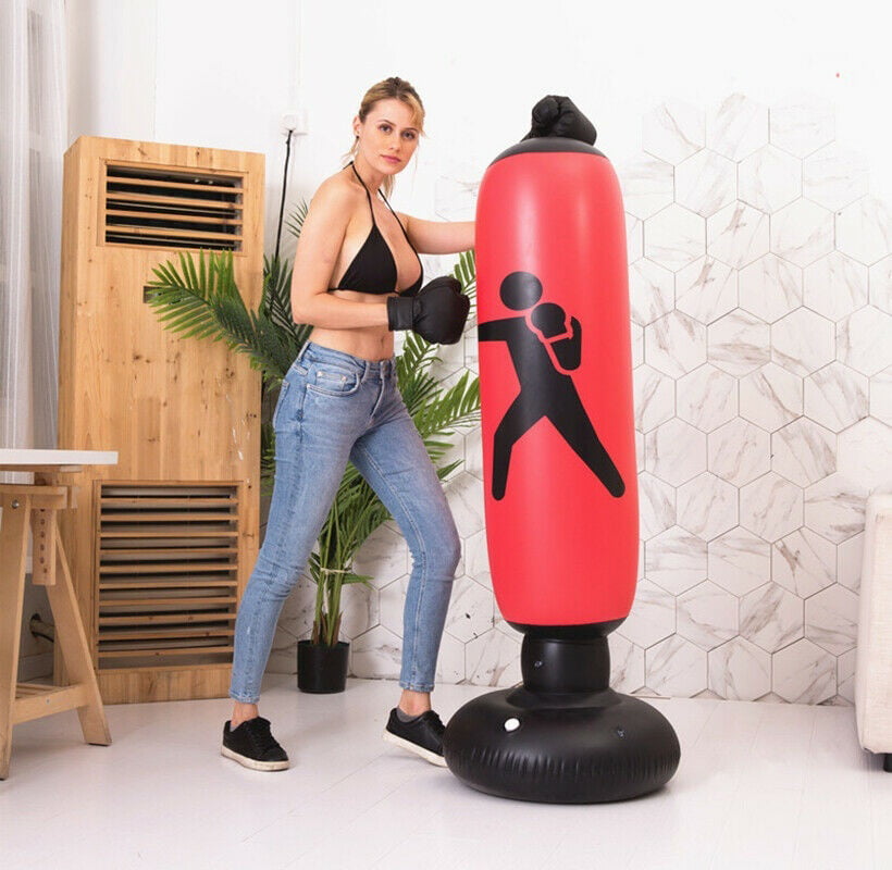 UFC Heavy Duty Free Standing Boxing Punch Bag Kick Art Indoor Sports Training 