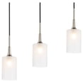 thumbnail image 3 of Woodbridge Lighting Chelsea 5Lt Cylinder Linear Pendant in Satin Nickel/Sand, 3 of 4