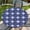 Blue, variant on Round Fitted Tablecloth with Elastic Edge Design Table Cover Waterproof Stain-Resistant Wipeable Table Cloth Best for 38"-42" Round Tables for Outdoor Indoor Blue
