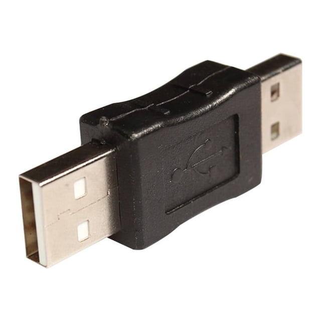 Adaptador convertidor M/M macho USB 2.0 conector USB macho 2.0