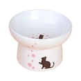 thumbnail image 5 of Raised Cat Bowl Dog Bowl Tilted Elevated Ceramic Pet Dishes Anti Slip Water Bowl Food Bowl, 5 of 8