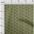 thumbnail image 1 of oneOone Polyester Lycra Fabric Floral & Paisley Block Printed Craft Fabric BTY 56 Inch Wide, 1 of 4