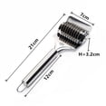 thumbnail image 6 of Amerteer Stainless Steel Spaghetti Noodle Pasta Maker Lattice Roller Dough Cutter Sturdy Practical Kitchen Gadget Tool,Kitchen Cooking Tool(8.66''*2.83''), 6 of 6