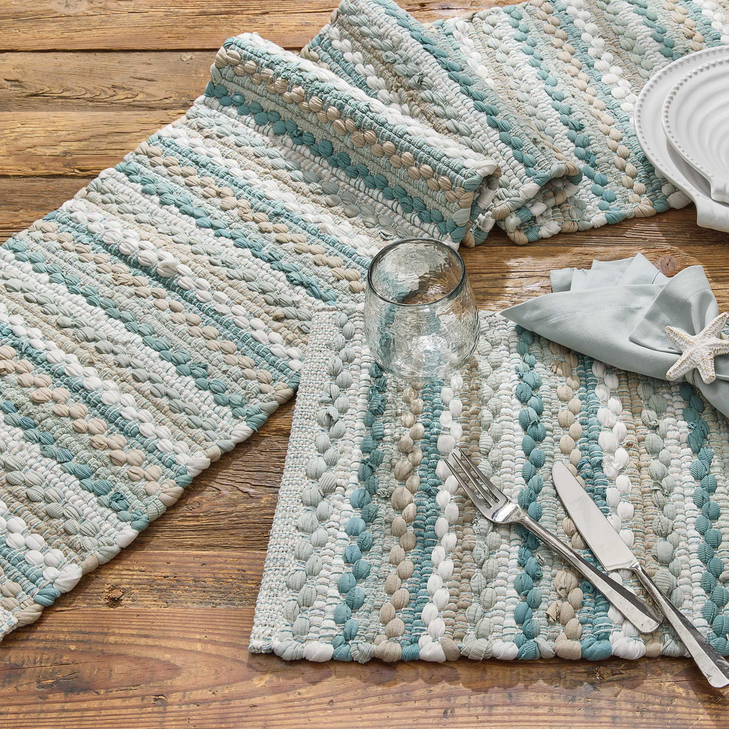 Split P Coastal Chindi Table Runner 15" X 72"
