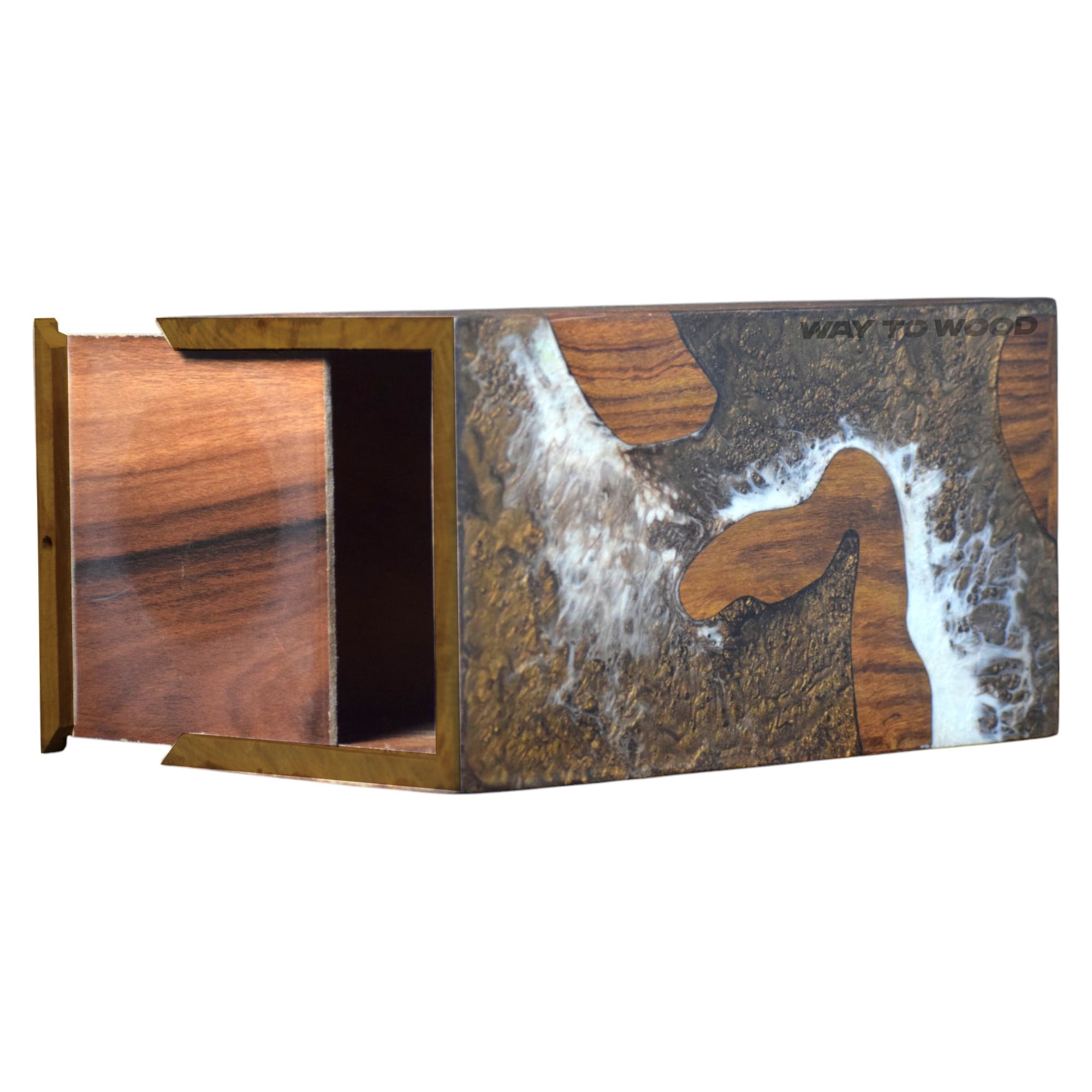 Wooden Urn for Human Ashes Adult Male/Female – Durable Cremation Urn for Ashes - Premium Memorial Urns for Adults – Suitable for Burial or Home Display