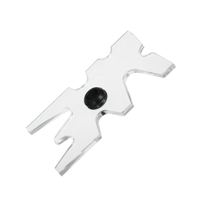 KAKOWELY support de Tête de Pont Transparent Porte-Queue Acrylique Accessoire d'Outil de Billard pour Amateurs de Table de Billard