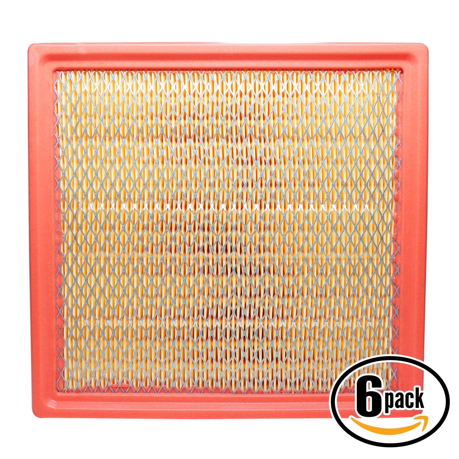 6Pack Replacement Engine Air Filter for 2015 Ford F150 V6 3.5 Car