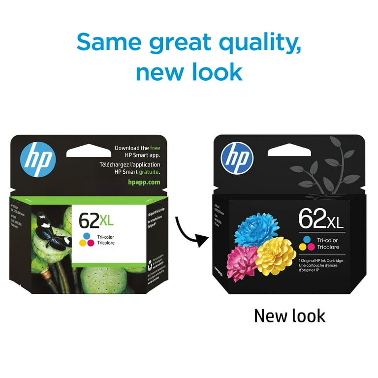 HP 62XL Tri-color Ink Cartridge - Walmart.com