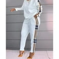 thumbnail image 2 of Oyyn Women's Casual 2-Piece Jogger Sweatsuit - High Waist Tracksuit Set for Daily Wear, Plus Size Available, 2 of 6