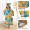 thumbnail image 4 of joogoo Wearable Blanket Hoodie for Giraffe Pattern Pattern Oversized Sherpa Hooded 3-14 YR M, 4 of 7