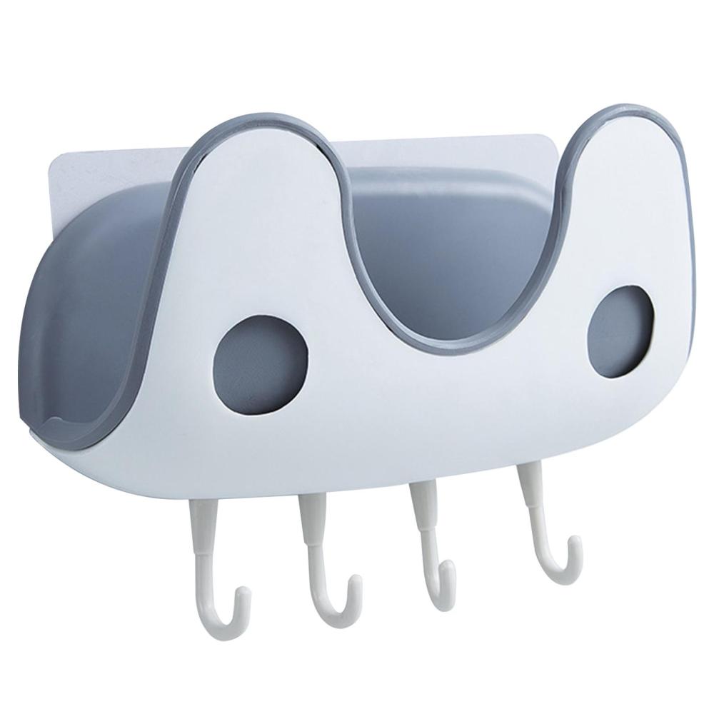 Wall Hanging Pot Lid Rack Pot Lid Organizer With 4 Hooks No