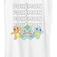 thumbnail image 3 of Pokémon - Starter Trio Pastel   - Women's Short Sleeve Graphic T-Shirt, 3 of 5