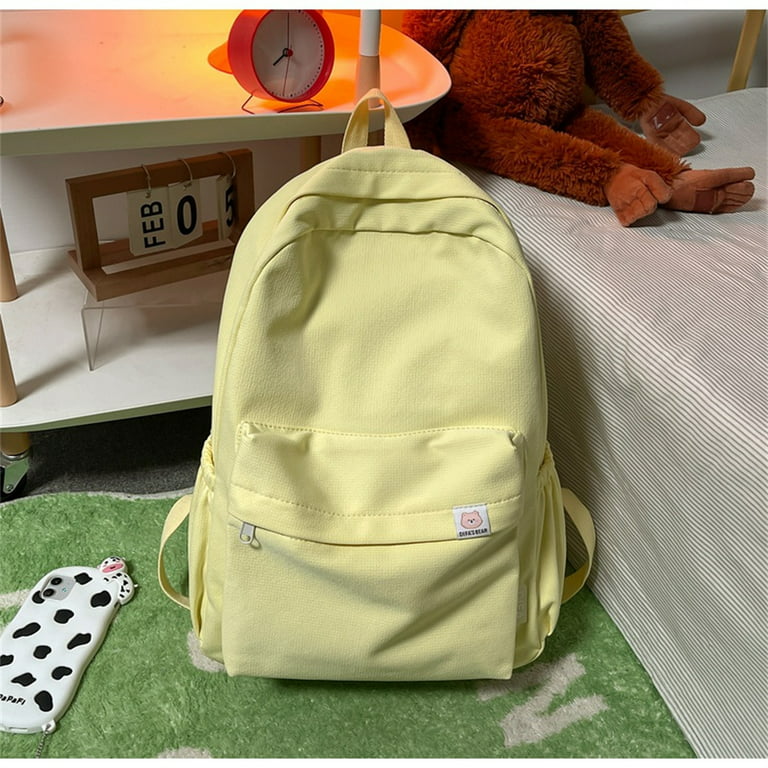 Solid Color Casual Daily Women's Backpack
