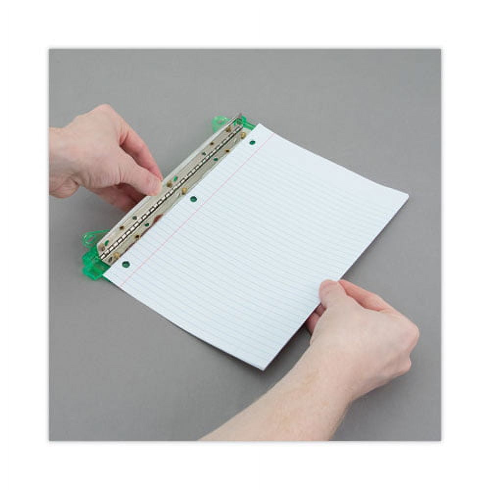 6-Sheet Trident Binder Punch, Three-Hole, 1/4" Holes, Assorted Colors | Bundle of 10 Each