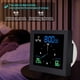 thumbnail image 4 of Reloj termohigrómetro despertador Digital termómetro interior higrómetro reloj con función de alarma de repetición Dual escritorio, 4 of 8