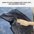 thumbnail image 4 of SHENGXINY Microfiber Towel Clearance Microfiber Towel Car Wash Towel Car Wash Cloth Not Easy To Absorb Water Towel Scratch Towel Black, 4 of 8