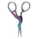 thumbnail image 3 of Tijeras profesionales portátiles de acero inoxidable para decoración de uñas, tijeras para recortar cejas, herramienta de manicura, tijeras con forma de pavo real, 3 of 10