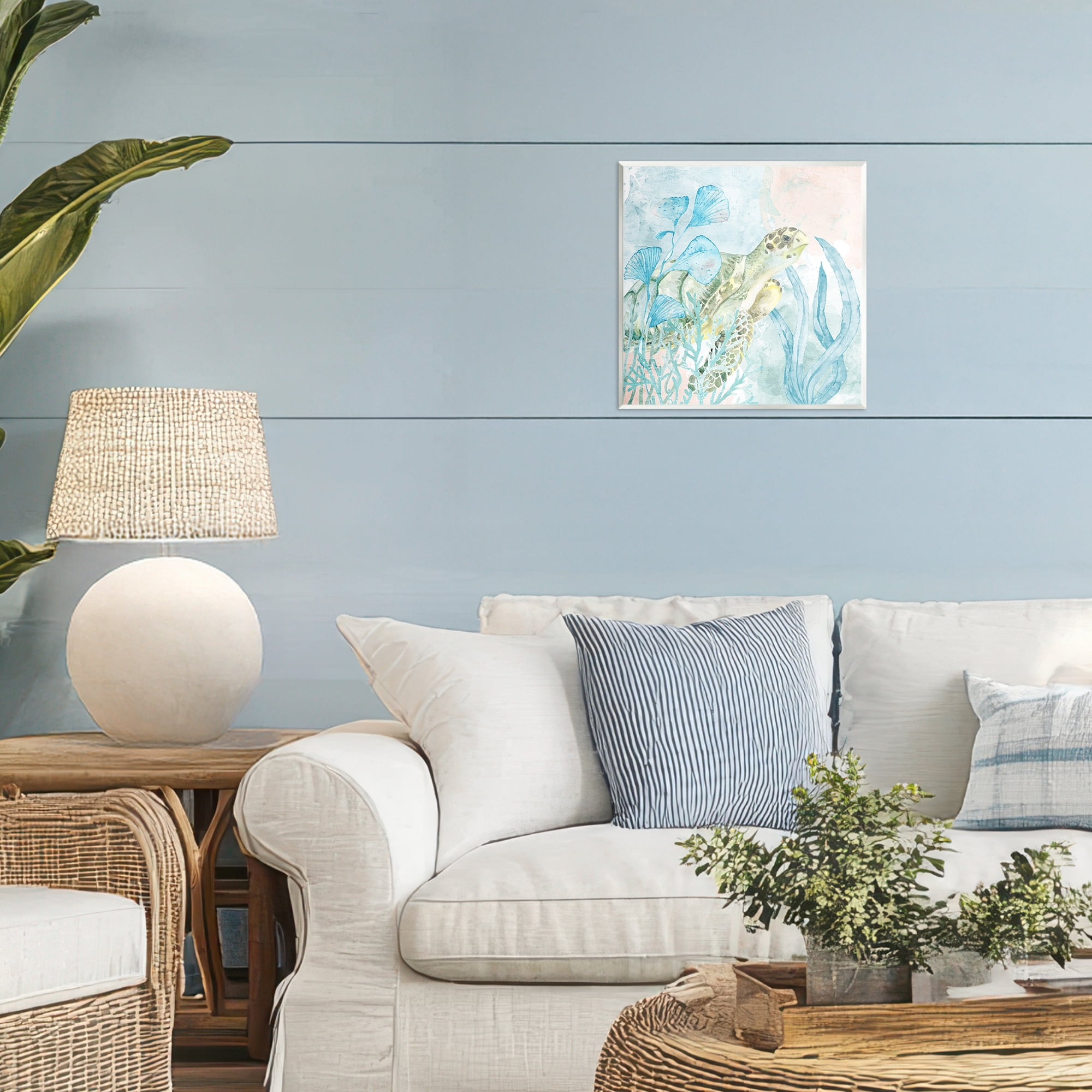 Stupell Industries Sea Swim Turtle Wall Plaque Art, design by Kim Allen
