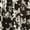 Black White Patch Floral, variant on Women's Plus Size Knit Surplice Maxi Dress - 2X, Hot Red White Floral