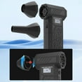 thumbnail image 3 of Travel Handheld Mini Fan Brushless Powerful 138000RPM Air Blower with LED Light, 3 of 9
