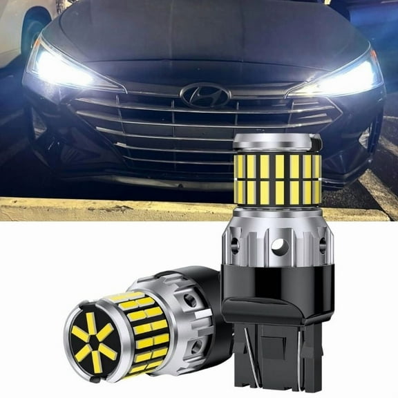 7440 7441 7443 T20 992 W21W LED Bulbs Xenon White, Ultra Bright LED Replacement for Back Up/Reverse Lights, Brake/Tail Lights, Turn Signal/Parking or Running Lights (Pack of 2)