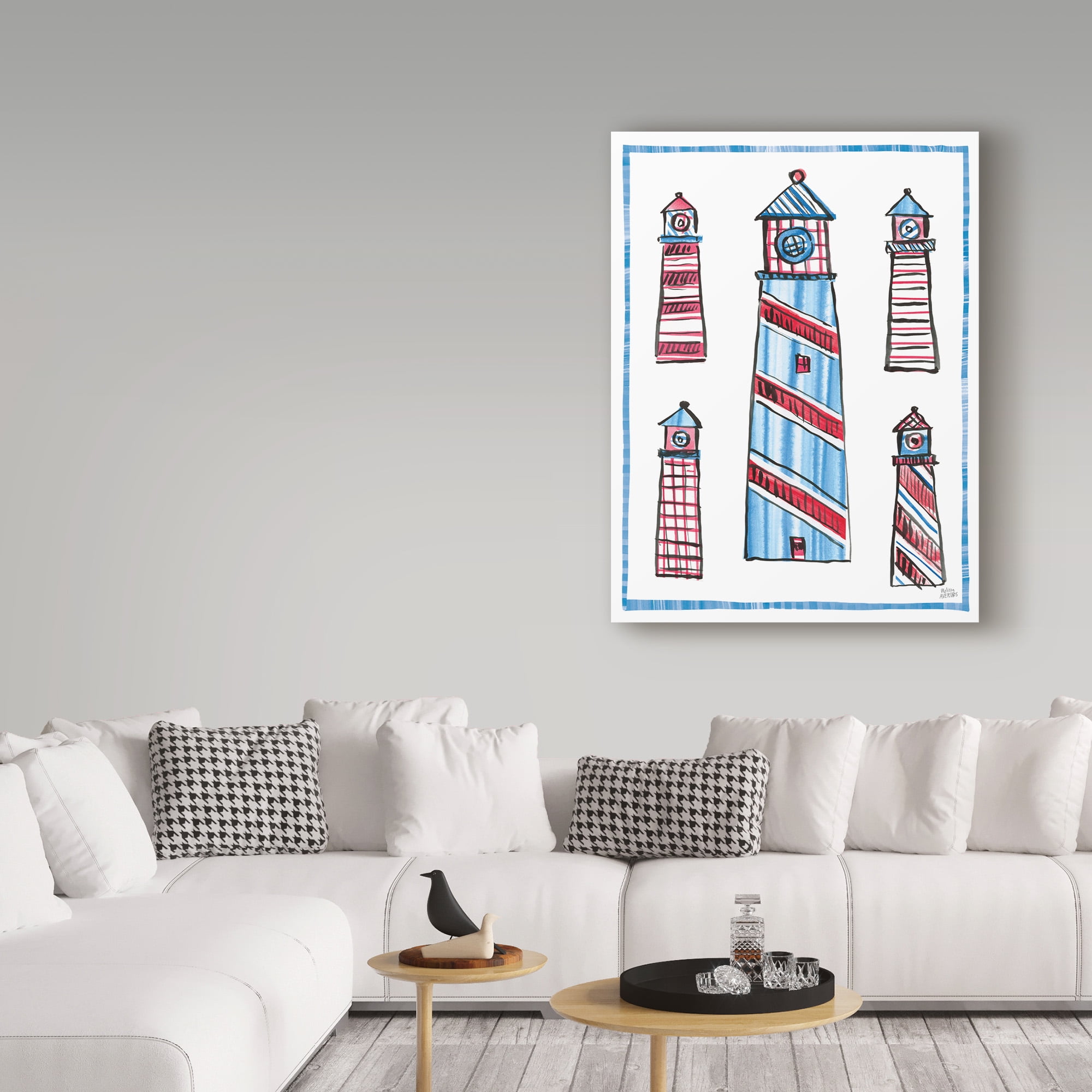 Trademark Fine Art 'Coastal Americana II' Canvas Art by Melissa Averinos