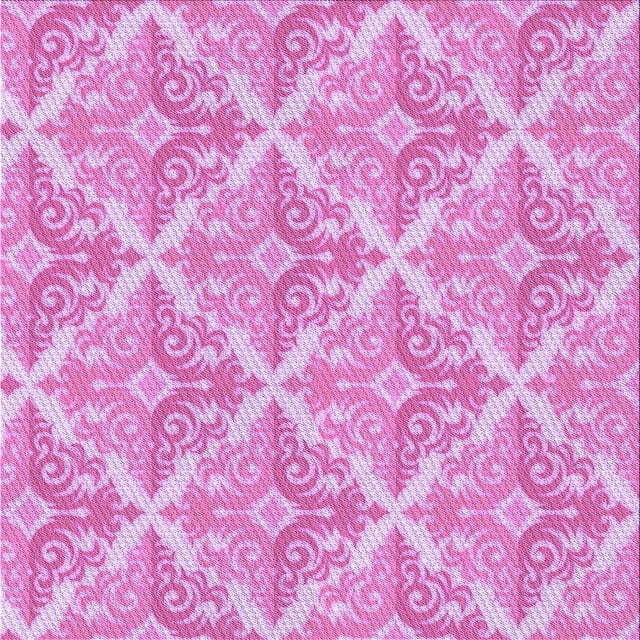 Ahgly Company Machine Washable Indoor Square Transitional Pastel Purple Pink Area Rugs, 6' Square