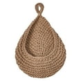 thumbnail image 2 of Cesta de frutas Miyuadkai en liquidación, cesta colgante de pared para frutas y verduras, cesta colgante en forma de lágrima, cesta de almacenamiento colgante para cocina, cesta tejida a mano para, 2 of 2