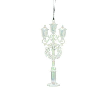 Starlight Collection, Iridescent/Clear Royal Lamp Ornament (Pack of 4)